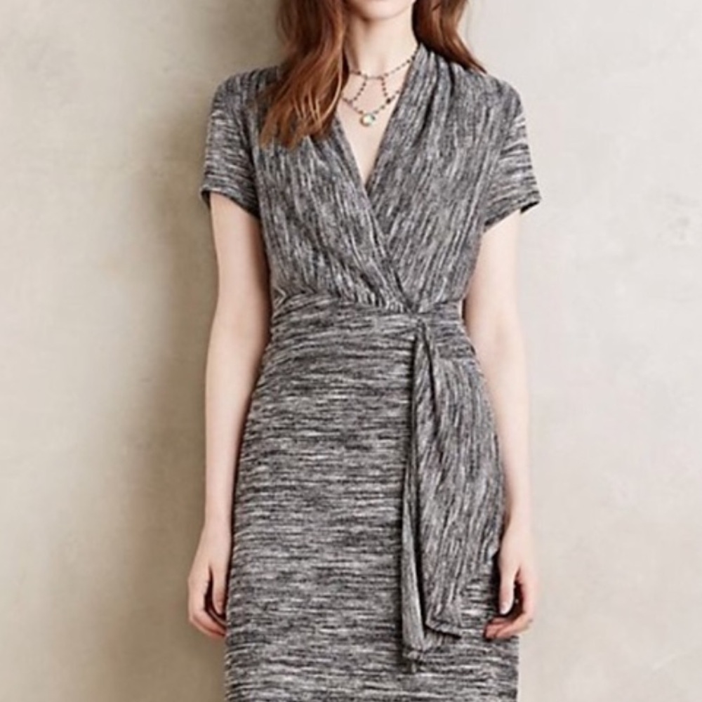 Maeve Gray Midi Dress